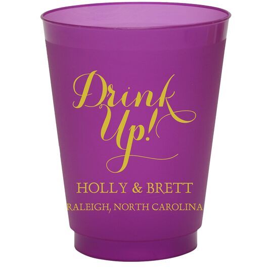 Drink Up Colored Shatterproof Cups